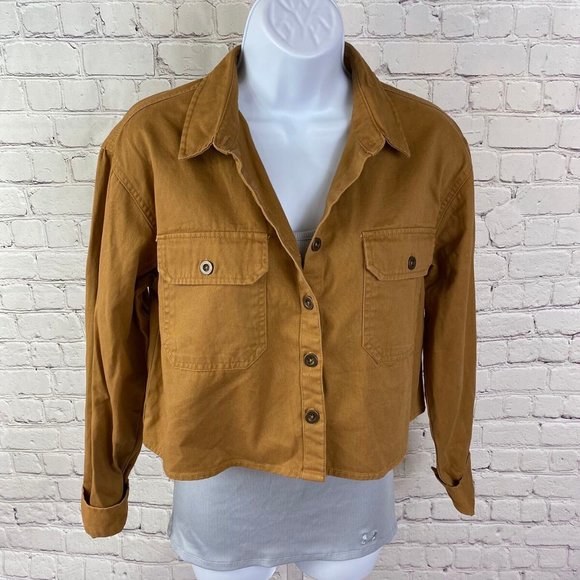 Forever 21 Tops - Forever 21 Women's Button Down Cropped Shirt